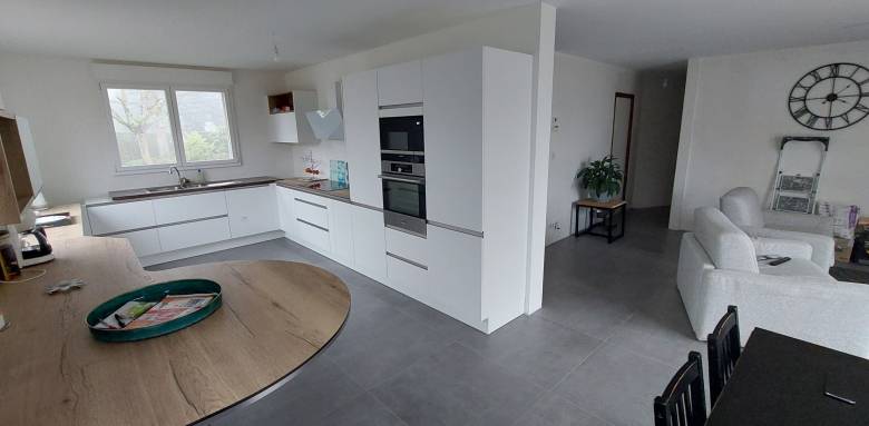 Sol de cuisine en carrelage