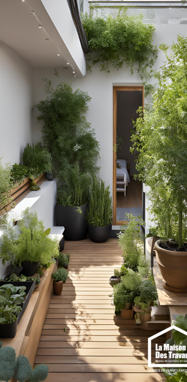 plantes terrasse appartement amenagement