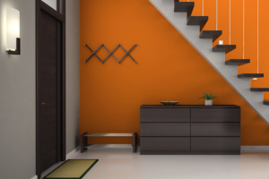 Espace de rangement sous escalier