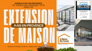 Extension de maison à Aix-en-Provence avec La Maison Des Travaux. Un projet sur-mesure avec Laurent Nemer, courtier local.