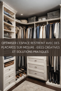 Optimiser l'espace restreint avec des placards sur-mesure : Idées créatives et solutions pratiques