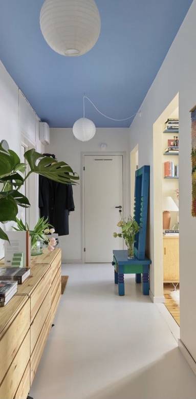 Plafond peint pour une ambiance intimiste