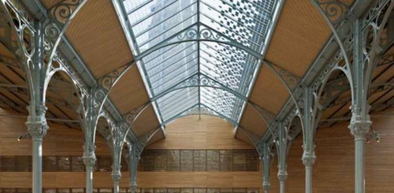 Verrière de toit en fer pour grand monument