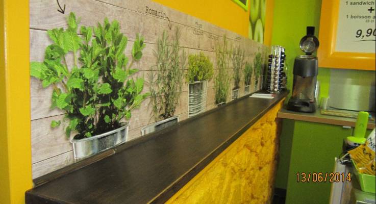 Rénovation intérieure salade-bar