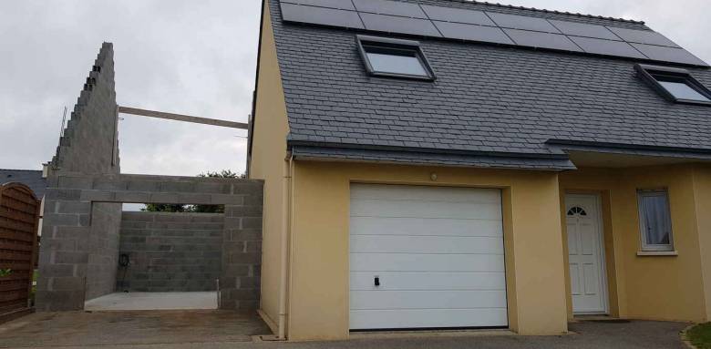 Chantier d'extension en cours