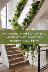 Transformez votre escalier en un atout déco stylé avec des décorations murales