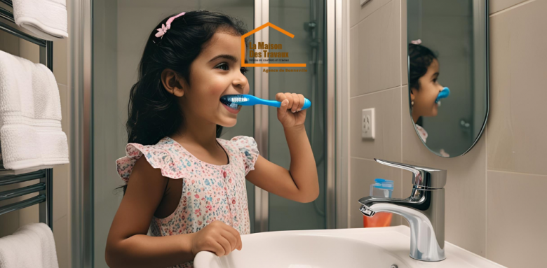 Aménager une salle de bain pour un enfant