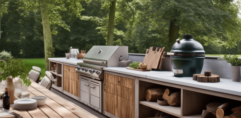 aménager sa cuisine d'été extérieure Redon