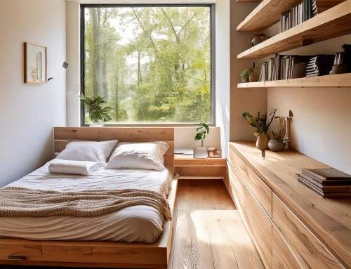 Chambre aménagé en longueur 