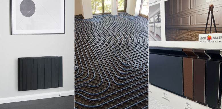 Radiateur sol chauffant plinthes chauffantes