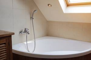 salle de bain sous pente