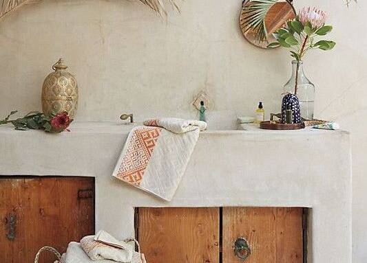 inspiration pour une salle de bain avec du tadelakt