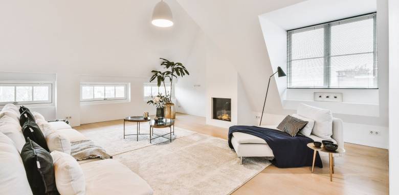 aménagement des combles salon à paris 