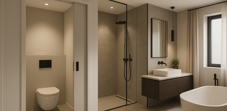 Séparer toilettes et salle de bain : une bonne idée ?