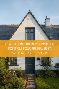 renovation mur pignon maison morbihan