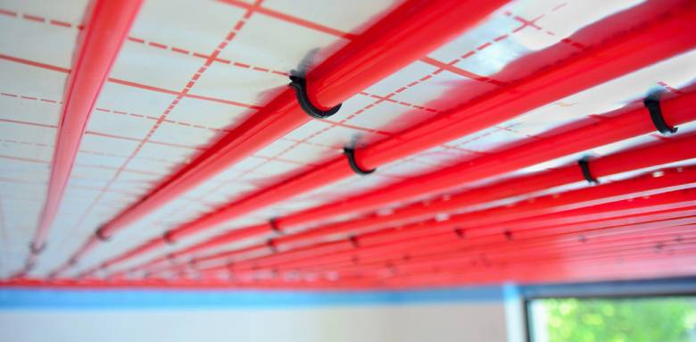 plafond chauffant hydraulique