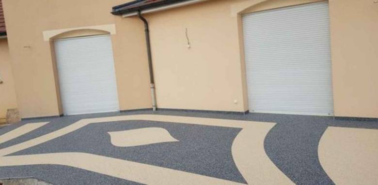 Allée de jardin en résine