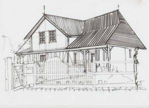 Dessin Architecte Aménagement de combles La Maison des Travaux Rouen