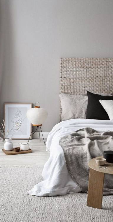 Chambre tendance Japandi