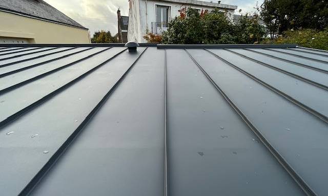  Installation d'un toit en bac acier sur une extension de maison - Nantes 44000 44200