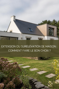 Projet d'agrandissement d'une maison individuelle à Sarzeau