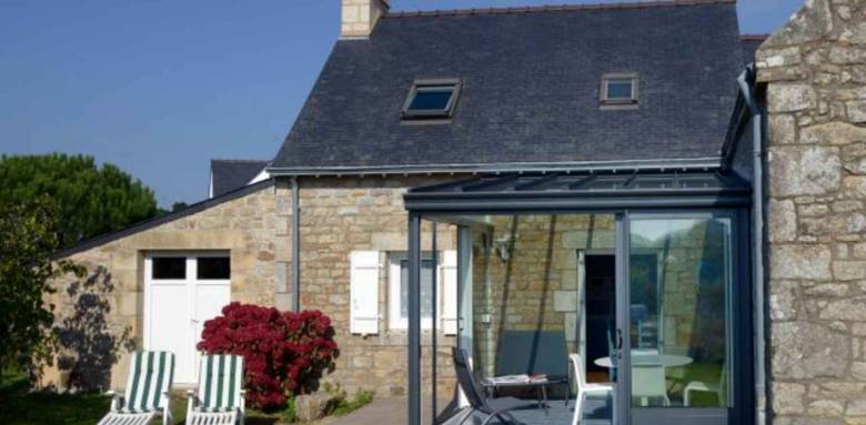 Véranda sur terrasse