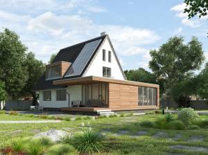 Extension de maison bioclimatique dans le Nord, pour un confort optimal toute l'année