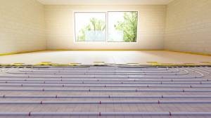 Plancher chauffant rafraichissant