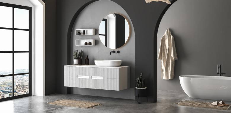 Choisir la robinetterie encastrable. 