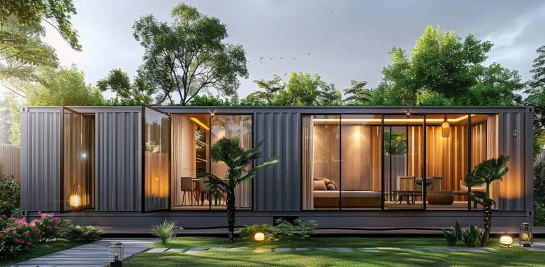 extension conteneur pour une maison