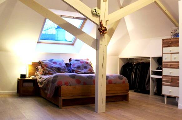 Chambre dans les combles bois Colombes (92270)