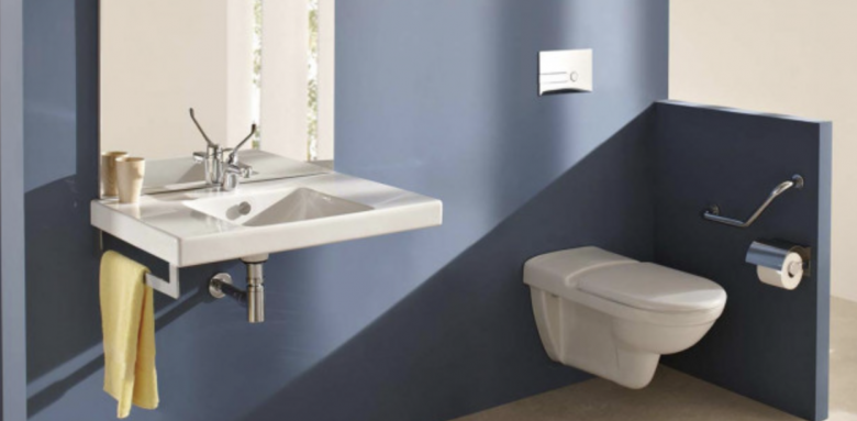 Lavabo et WC pour PMR ( Espace Aubade)