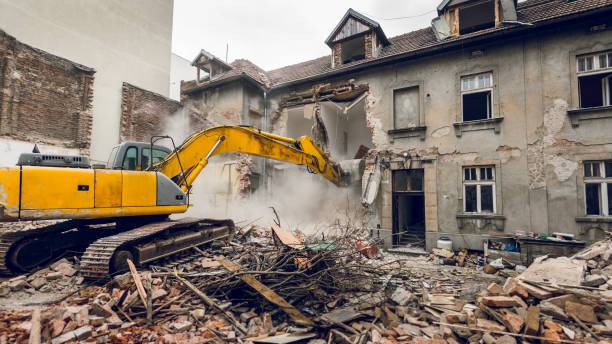 Démolition pelleteuse