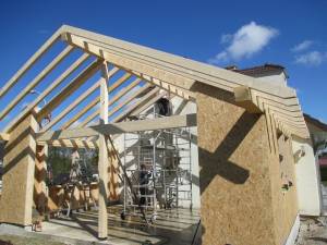 chantier extension bois Yvelines