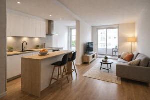 Cuisine ouverte appartement ouest lyonnais 69000