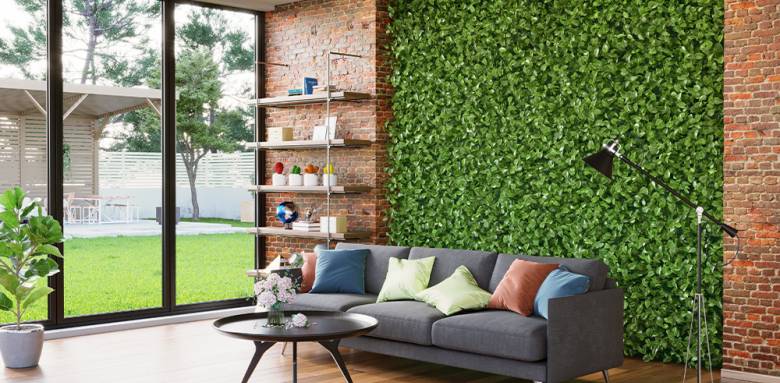 Un mur végétal dans son salon