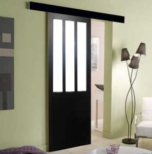 Porte coulissante inspiration verrière ManoMano