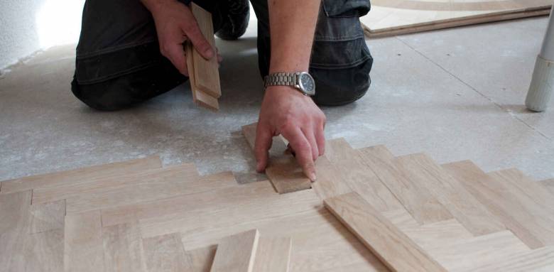 pose parquet bâton rompu
