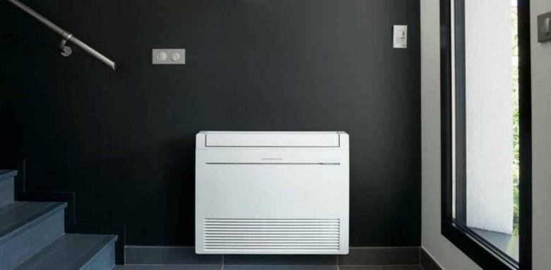 Climatisation avec un émetteur de type console (Mitsubishi Electric)