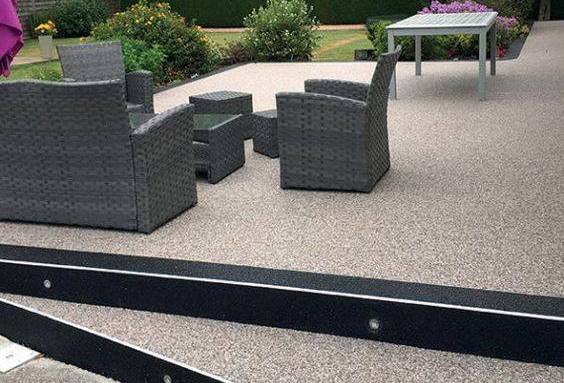 Revêtement de terrasse en résine - moquette de pierre - Bouc-Bel-Air-13