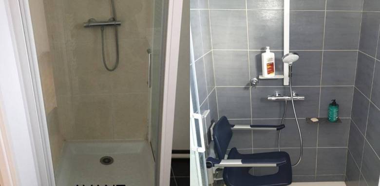 Rénovation de salle de bain PMR - Nantes 44