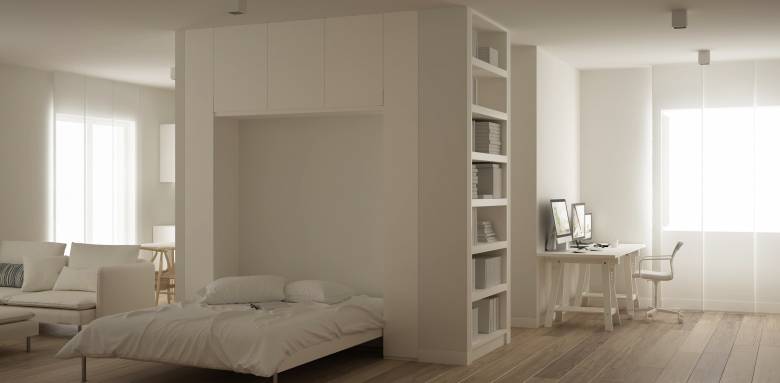 Agencement astucieux pour un appartement de 60m² à Deauville