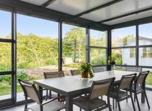 Véranda en appui angle extérieuren aluminium