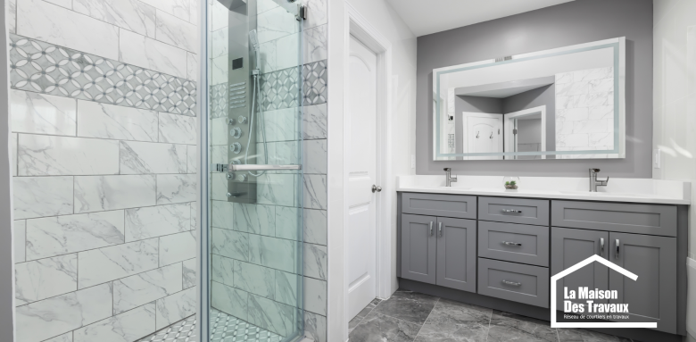 Paroi douche amovible Antibes