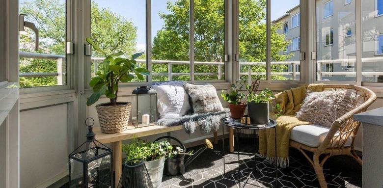 La loggia une véritable pièce supplémentaire - Paris