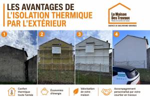 Avantages de l'isolation thermique extérieure - Guilherand-Granges 07