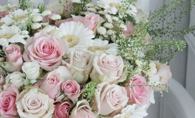 Couleurs des fleurs pour un esprit shabby chic