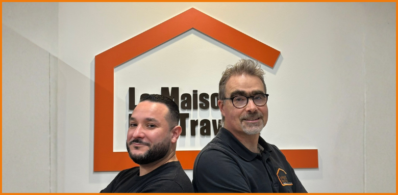 Deux courtiers en travaux.