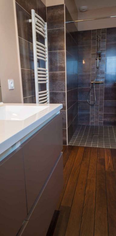 La douche à l'italienne avec La Maison Des Travaux, Les Sables D'Olonne