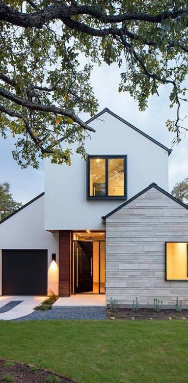 Enduit et bardage maison